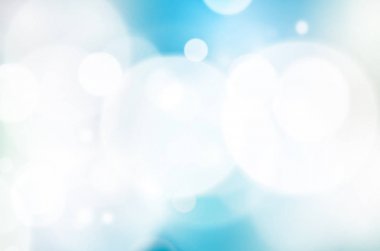 Soyut mavi bokeh arkaplanı