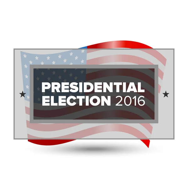 EUA Cartaz eleitoral presidencial —  Vetores de Stock