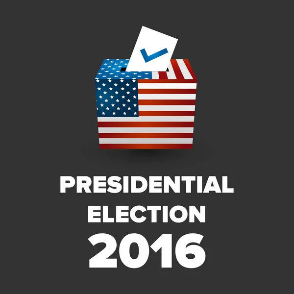 Élection présidentielle USA 2016 — Image vectorielle