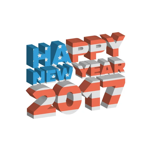 Happy New Year sign — Stock Vector