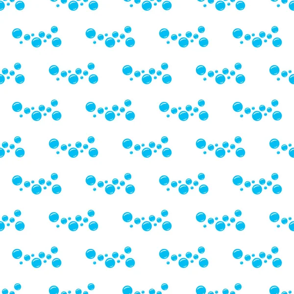 Waterdruppels bubbels patroon — Stockvector