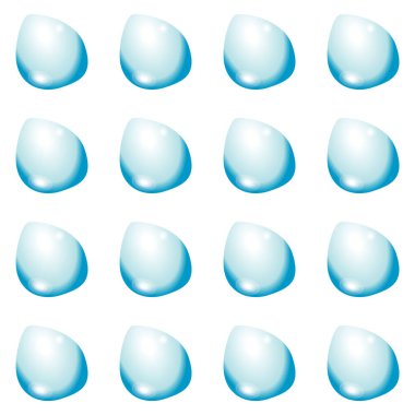 Su damlaları pürüzsüz desen