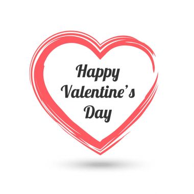 mutlu Sevgililer günü kalp