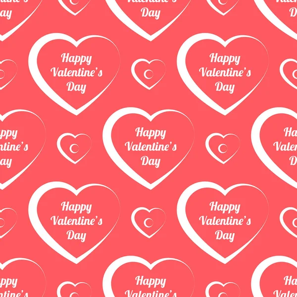 Щасливий день Святого Валентина безшовний візерунок — стоковий вектор