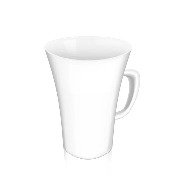 Векторный макет чашки — стоковый вектор