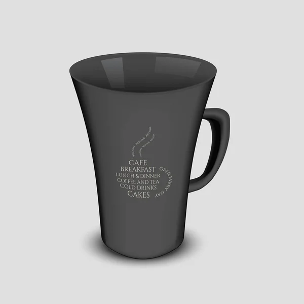 Vector cup mockup — Stock vektor