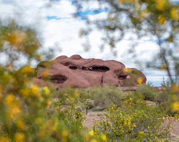 Destinazione Turistica Popolare Hole Rock Tempe Arizona Dove Gli Escursionisti — Foto Stock