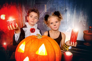 sonbahar tatil. Cadılar Bayramı kavramı.