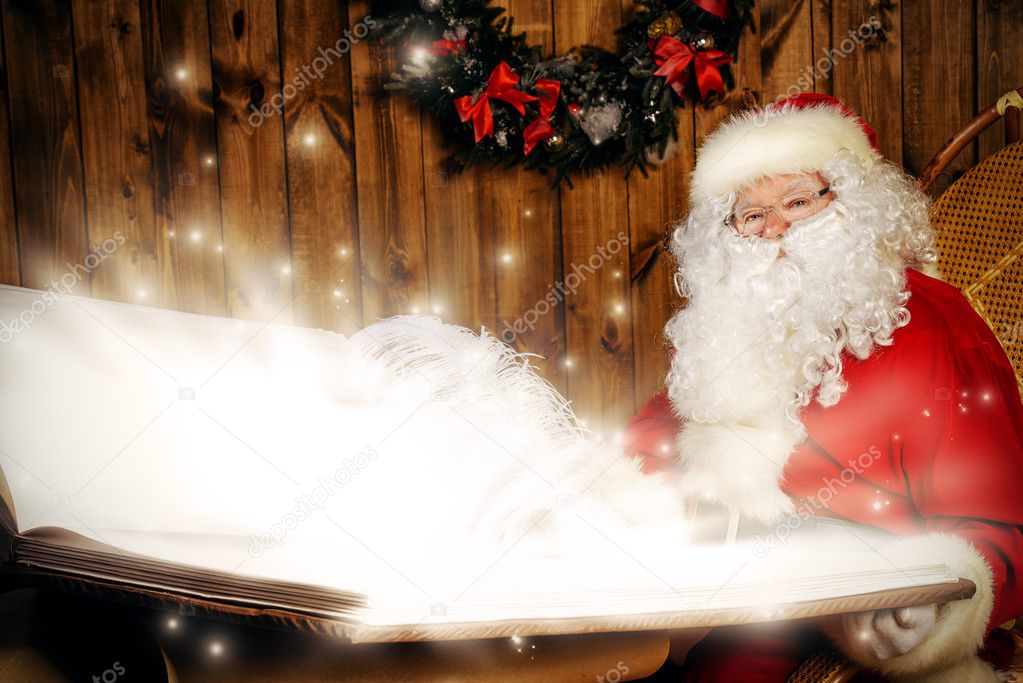 traditional book. The magic of Christmas.
