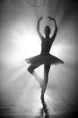 silhouette of a dancer clipart