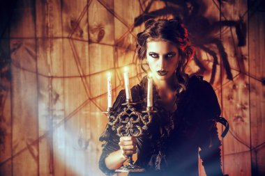 Eski kale. Cadılar Bayramı.