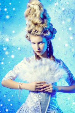 Kar kraliçesi. Rönesans tarzı.