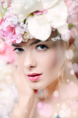 Güzellik çiçeği. Parfüm, kozmetik kavramı.