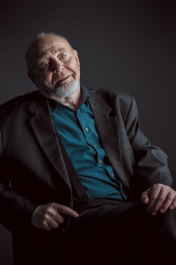 Büyükanne portre. Yaşlılık kavramı.