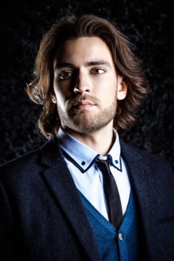 Yakın çekim adam portresi