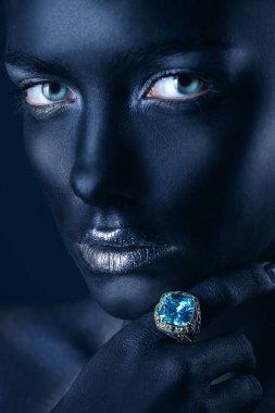 Aquamarine ile halka