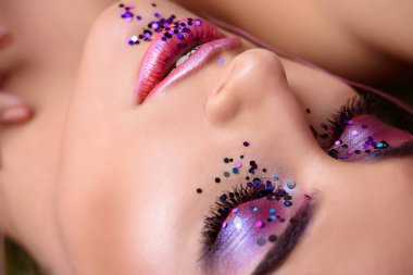 Fuşya kaptırdın glitter