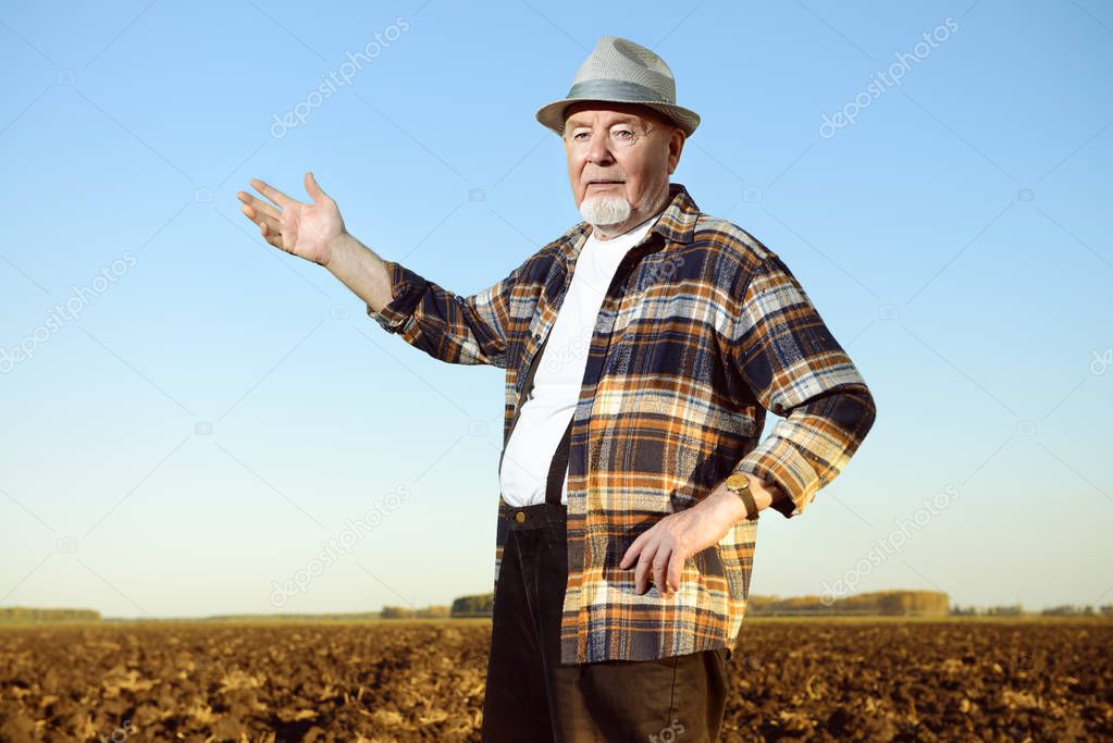 farmer in a field