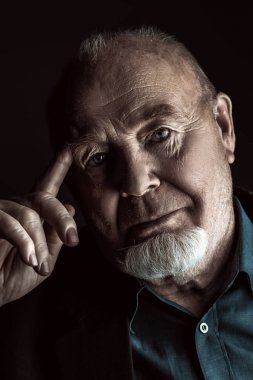 karanlık eski portre