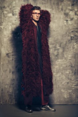 uzun kürk manto