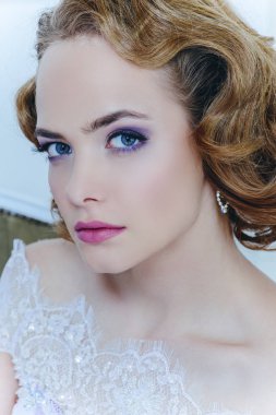 güzel gelin portresi