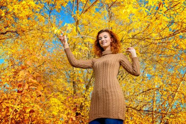 Sonbahar yaprağı düşüyor