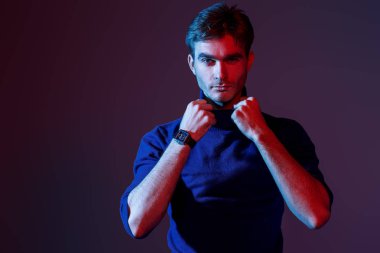 Bir adamın portresi.