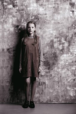 üzgün yalnız portre