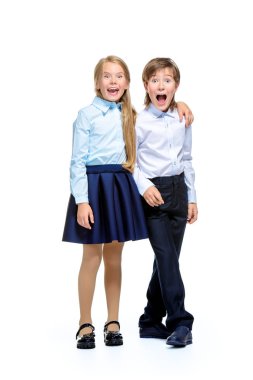 etkileyici okul çocukları