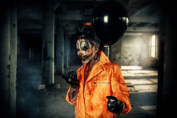 sinister clown man