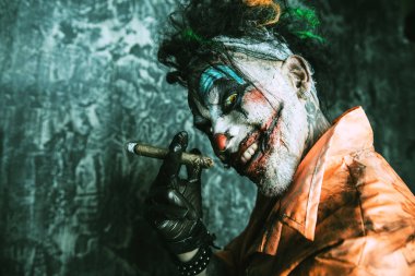 Sigara kızgın palyaço