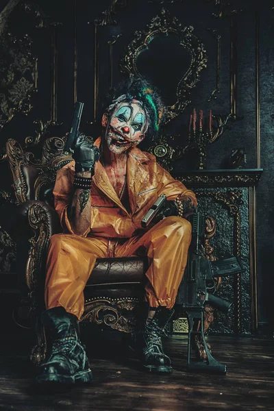 şeytani palyaço adam