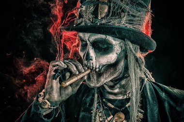 bir mezarlık bekçisi