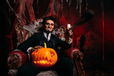 vampir bir kabak ile