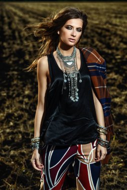 bir alan içinde model