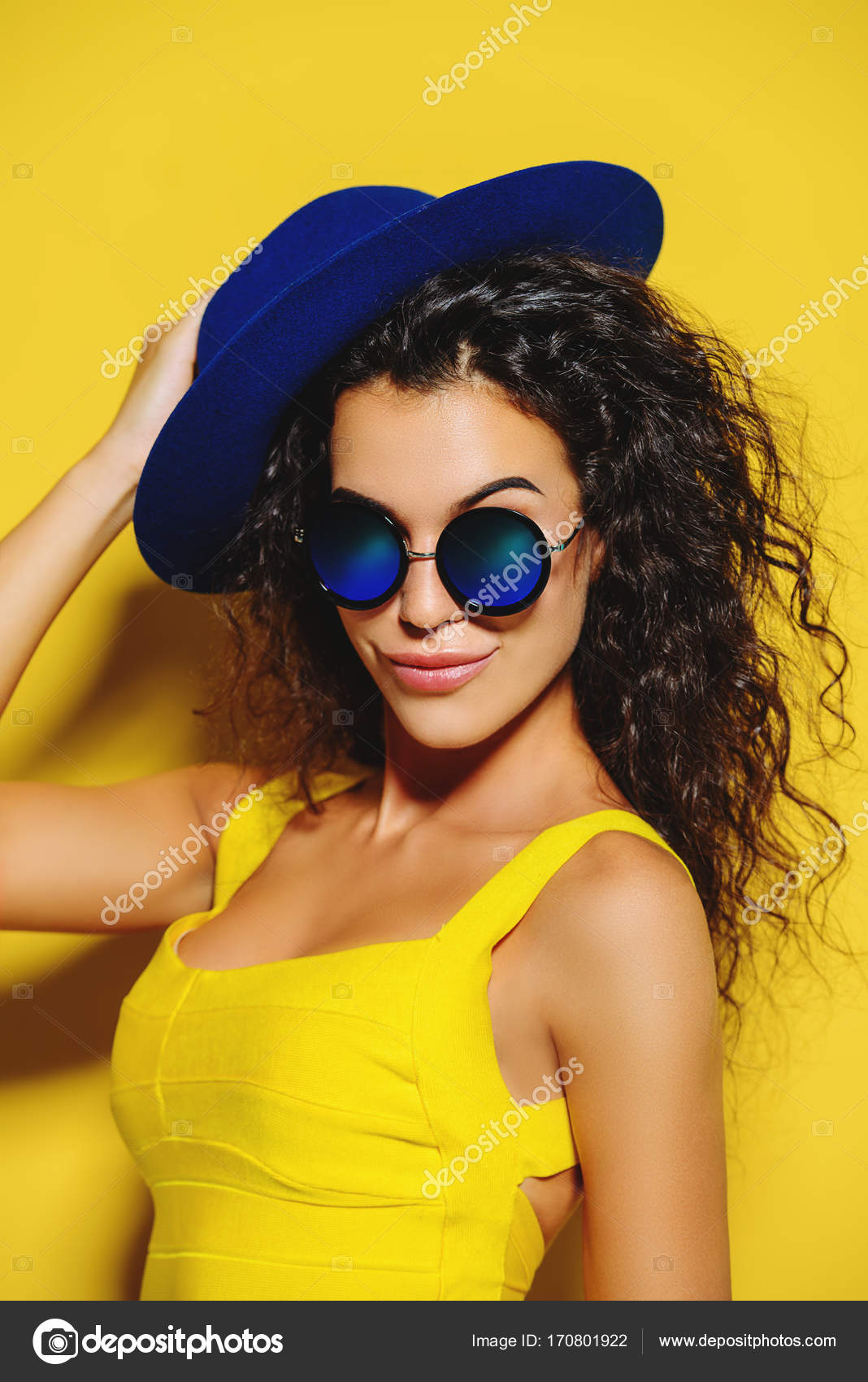 Pictures Hair Perming Styles Hair Perming Style Stock Photo