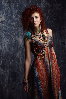 güzel parlak kadın