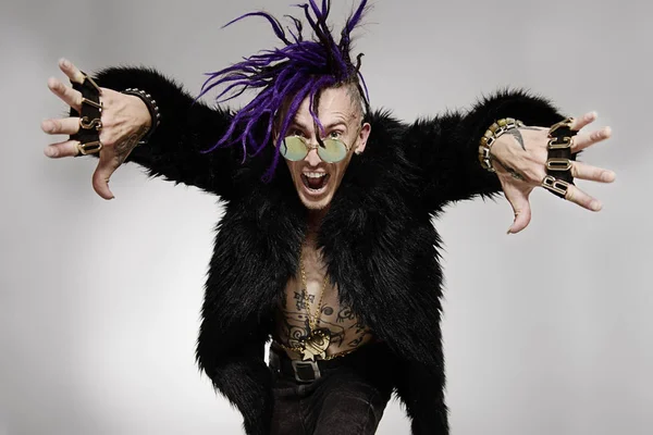 bir punk portresi