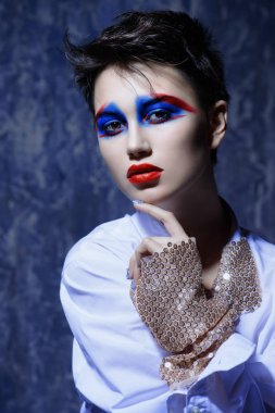fashion and makeup concept