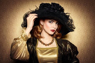 Altın vintage tarzı