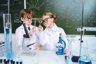 öğrencilerin laboratuar