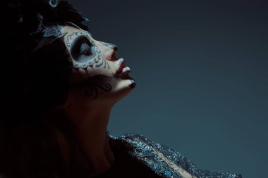 Siyah Catrina Calavera