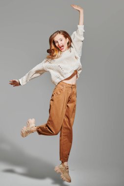 sevinç için atlama