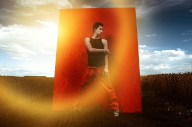 yakışıklı erkek modeli