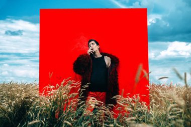 Vogue tarzında erkek model