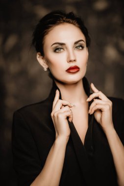 evening makeup and image