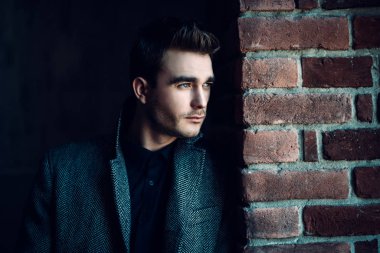 portrait of thoughtful  guy