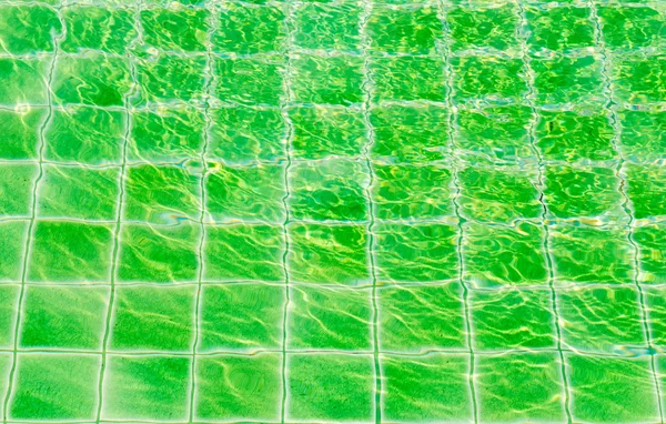 Green tile floor — Stock Photo, Image