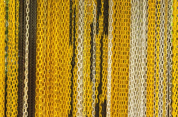 Multicolored chain texture — Stock Photo, Image