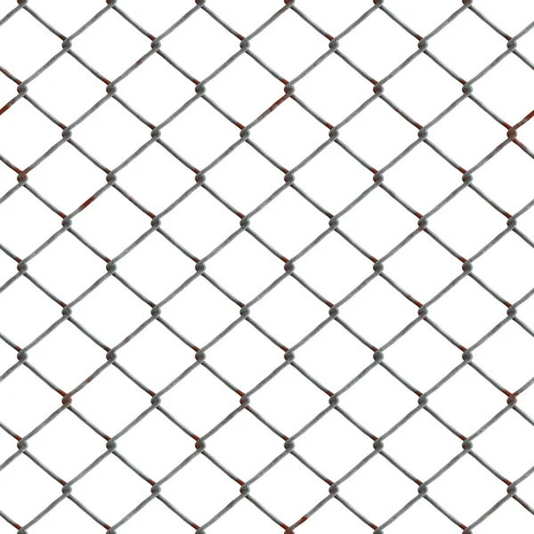 Primer plano de una cerca de alambre que forma un patrón —  Fotos de Stock